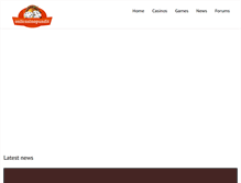 Tablet Screenshot of onlinecasinopundit.com
